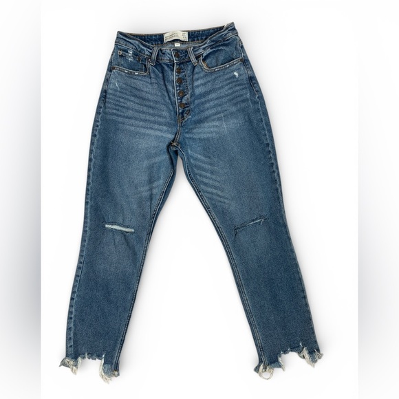 Abercrombie & Fitch Distressed Mom Jeans - Picture 3 of 10